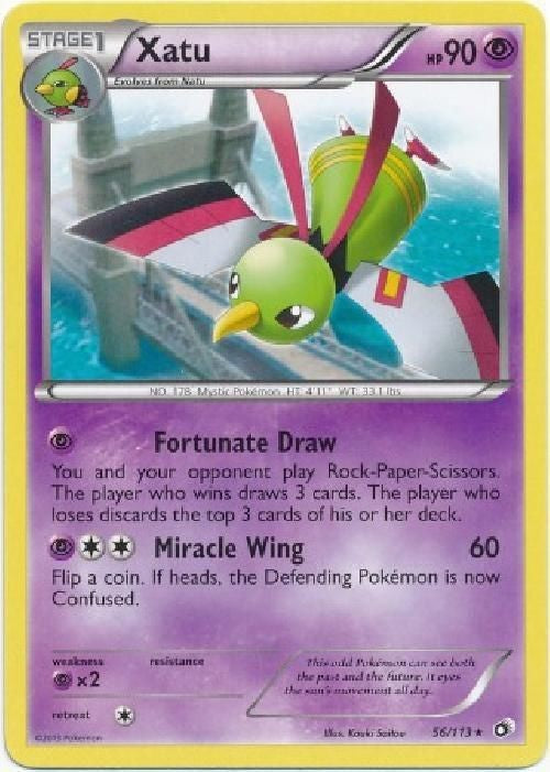 Xatu 56/113 - Pokemon Legendary Treasures Rare Card