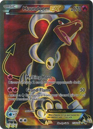 Houndoom EX 153/162 Full Art - Pokemon XY Break Through Card