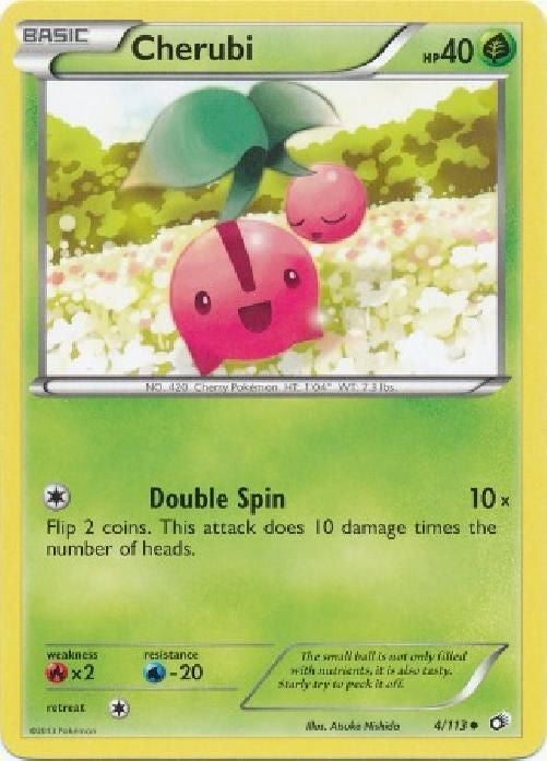 Cherubi 4/113 - Pokemon Legendary Treasures Uncommon Card
