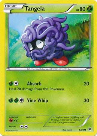 Tangela 8/83 Common - Pokemon Generations Card