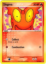 Pokemon EX Deoxys Common Card - Slugma 74/107
