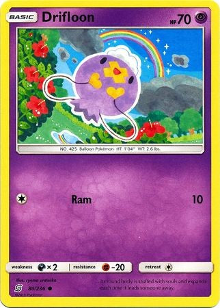 Drifloon - 80/236 - Common Sun & Moon: Unified Minds