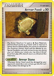Pokemon Diamond & Pearl Mysterious Treasures- Armor Fossil
