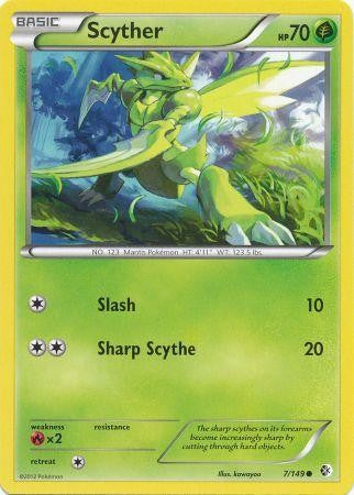 Scyther 7/149 - Pokemon Boundaries Crossed Common Card