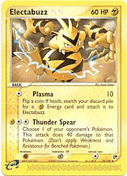 Pokemon Sandstorm Uncommon Card - Electabuzz 35/100