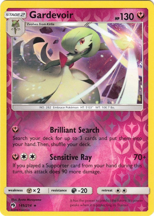 Gardevoir - 141/214 (Reverse Foil) Pokemon » SM Lost Thunder HR