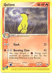 Pokemon Sandstorm Uncommon Card - Quilava 51/100
