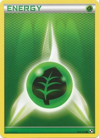 Pokemon Black & White Grass Energy 105/114 Common Card