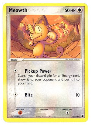 Pokemon EX Delta Species- Meowth