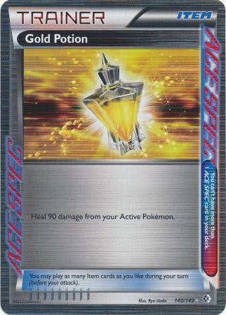 Gold Potion 140/149 - Pokemon Boundaries Crossed Holo Rare Card