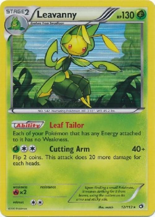 Leavanny 12/113 - Pokemon Legendary Treasures Holo Rare Card