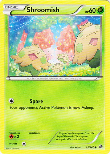 Shroomish 15/160 - Common Pokemon XY Primal Clash Card