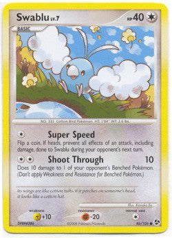 Pokemon Diamond & Pearl Great Encounters - Swablu (Common) Card