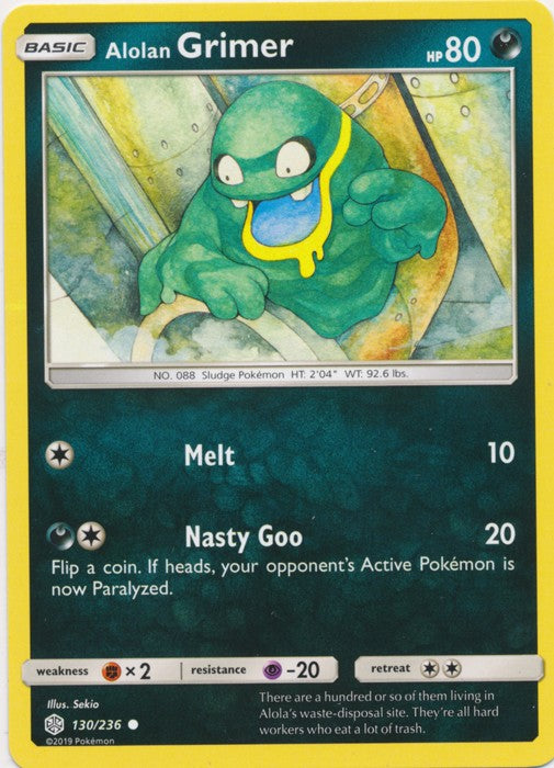 Alolan Grimer - 130/236 Cosmic Elipse