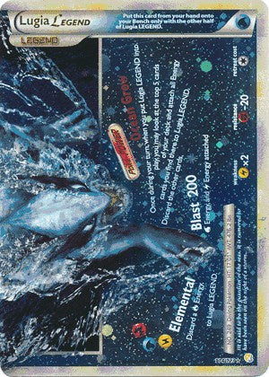 Pokemon HeartGold SoulSilver Card Holofoil Rare Lugia Legend 114/123