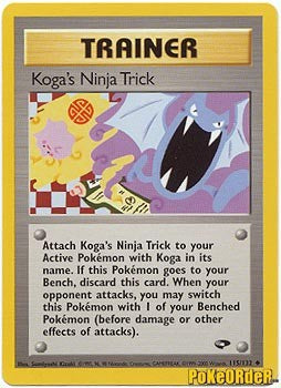 Gym Challenge Trainer - Koga's Ninja Trick