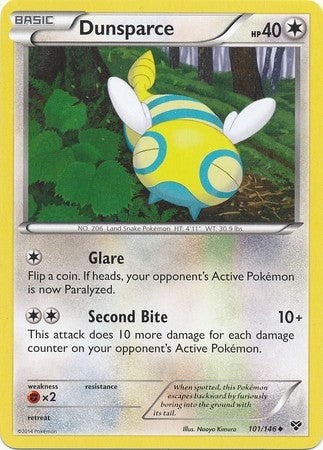 Dusparce 101/146 - Pokemon XY Uncommon Card