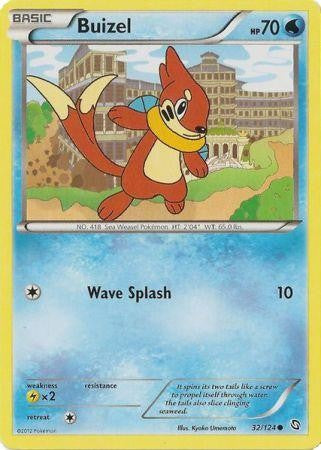 Buizel 32/124 - Pokemon Dragons Exalted Common Card