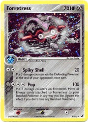 Pokemon EX Unseen Forces Holo Rare Card - Forretress 6/115