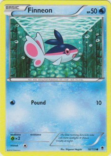 Finneon 18/119 - Common Pokemon XY Phantom Forces Card