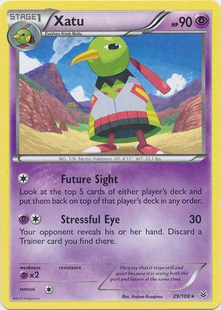 Xatu 29/108 Rare - Pokemon XY Roaring Skies Card