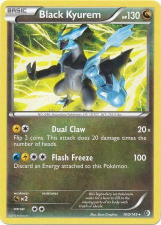 Black Kyurem 100/149 - Pokemon Boundaries Crossed Rare Card