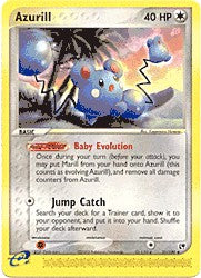 Pokemon Sandstorm Uncommon Card - Azurill 31/100