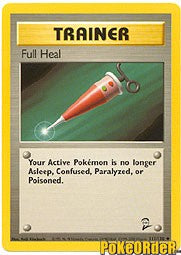 Pokemon Base Set 2 Uncommon Card - Trainer Full Heal 111/130