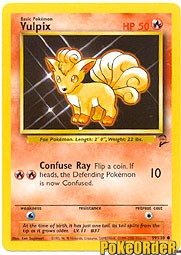 Pokemon Base Set 2 Common Card - Vulpix 99/130