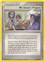 Pokemon EX Holon Phantoms - Mr. Stone's Project