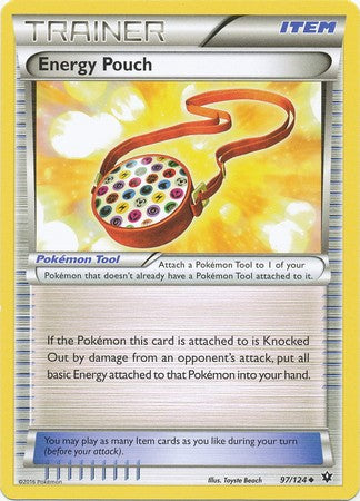Energy Pouch 97/124 Uncommon - Pokemon XY Fates Collide Card