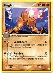 Pokemon EX Fire Red & Leaf Green - Dugtrio