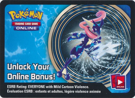 Greninja EX Kalos Power Tin Unused Code Card