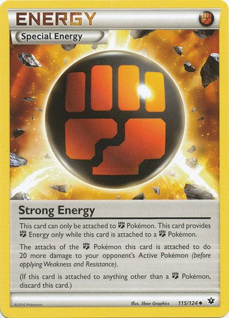 Strong Energy 115/124 Uncommon - Pokemon XY Fates Collide Card