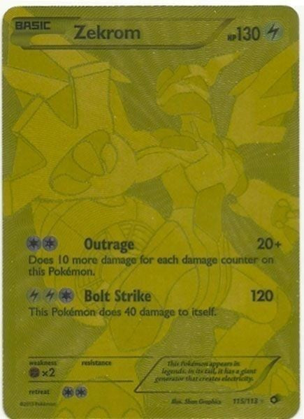 Zekrom 115/113 - Pokemon Legendary Treasures Full Art Ultra Rare Card