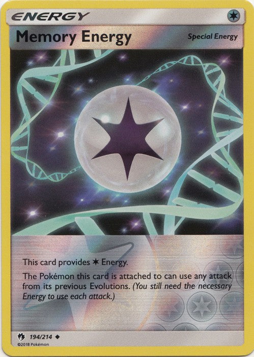 Memory Energy - 194/214 (Reverse Foil) Pokemon » SM Lost Thunder Uncommon