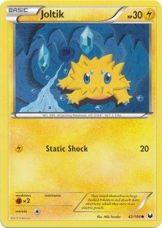 Pokemon Dark Explorers Common Card - Joltik 42/108