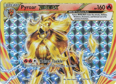 Pyroar BREAK 24/114 Rare BREAK - Pokemon XY Steam Siege Card