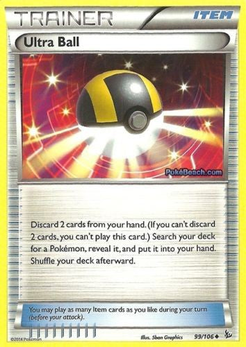 Ultra Ball 99/106 - Pokemon XY Flashfire Uncommon Card