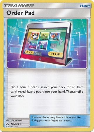 Order Pad 131/156 Uncommon - Pokemon Ultra Prism