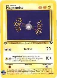 Pokemon Team Rocket Common Card - Magnemite 60/82