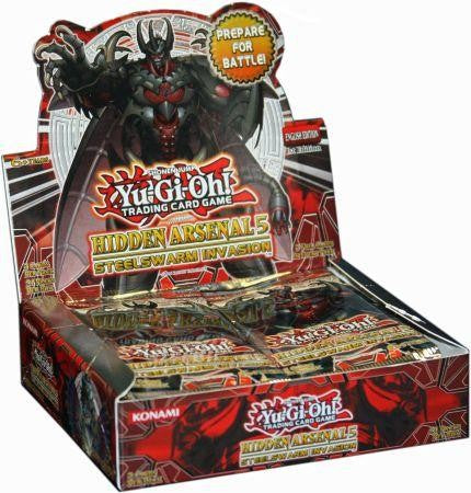 YuGiOh Hidden Arsenal 5 Steelswarm Invasion Booster Box