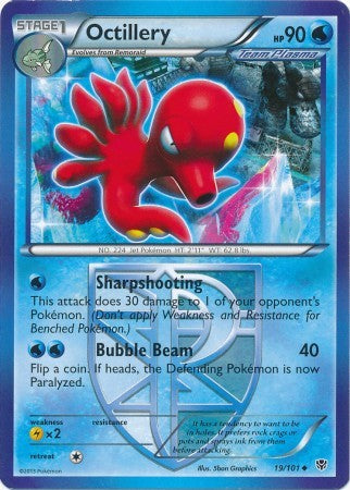 Octillery 19/101 - Pokemon Plasma Blast Uncommon Card