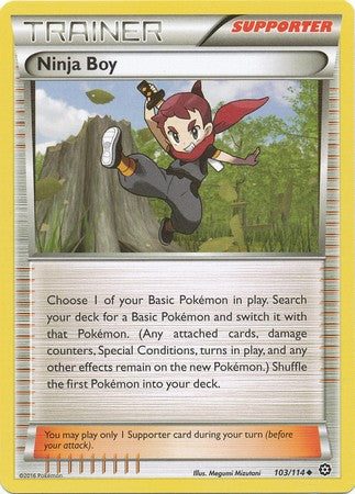 Ninja Boy 103/114 Uncommon - Pokemon XY Steam Siege Card