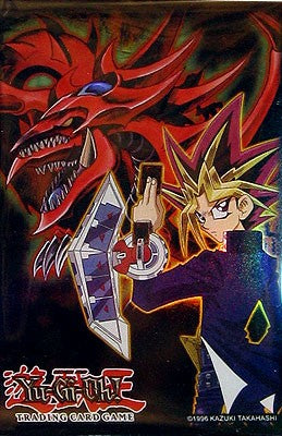 YuGiOh Konami Official Duelist Card Sleeves Slifer & Yugi (50 Count)