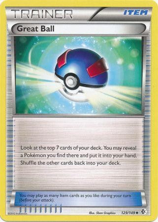 Great Ball 129/149 - Pokemon Boundaries Crossed Uncommon Card