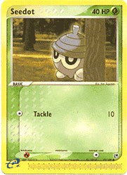 Pokemon Sandstorm Common Card - Seedot 77/100