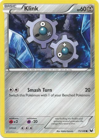Pokemon Dark Explorers Common Card - Klink 75/108