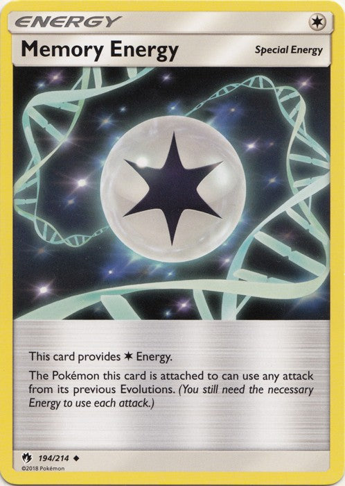 Memory Energy - 194/214 Pokemon » SM Lost Thunder Uncommon