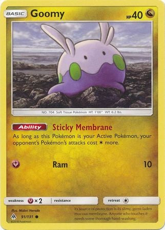 Goomy 91/131 Common - Pokemon Sun & Moon Forbidden Light Card